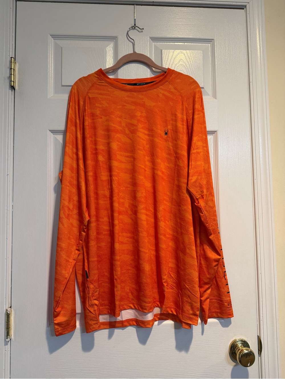 Spyder Orange Long-Sleeve Performance Tee